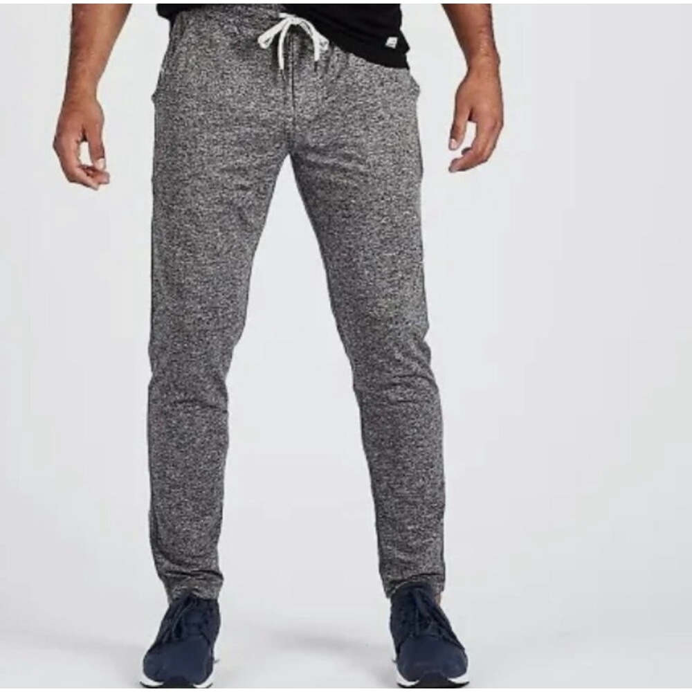 Vuori Ponto DreamKnit Performance Jogger Pants Charcoal Heather‎ Grey Small